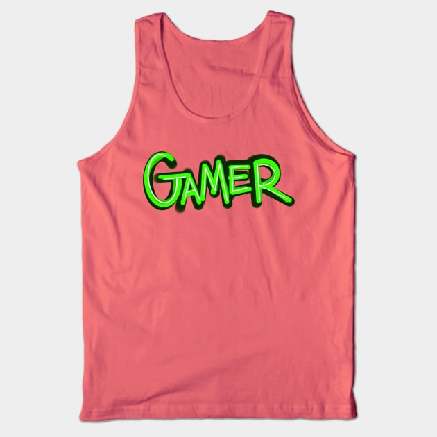 Gamer Tank Top by nloooo